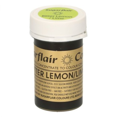 Sugarflair Paste Colour BITTER LEMON/LIME, 25gr. - Sugarflair in vendita su Sugarmania.it