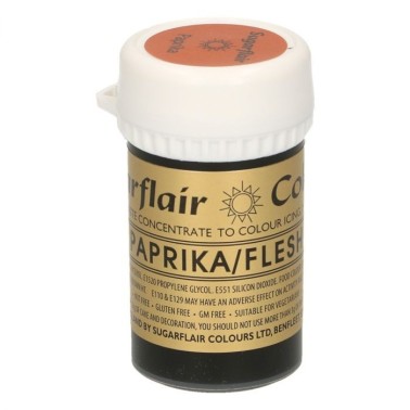 Sugarflair Paste Colour PAPRIKA/FLESH, 25gr. - Sugarflair in vendita su Sugarmania.it