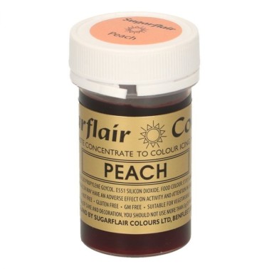 Sugarflair Paste Colour PEACH, 25gr. - Sugarflair in vendita su Sugarmania.it