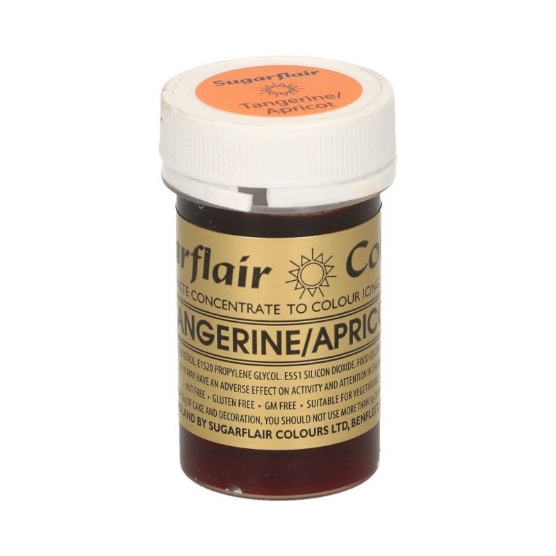 Sugarflair Paste Colour TANGERINE/APRICOT, 25gr. - Sugarflair in vendita su Sugarmania.it