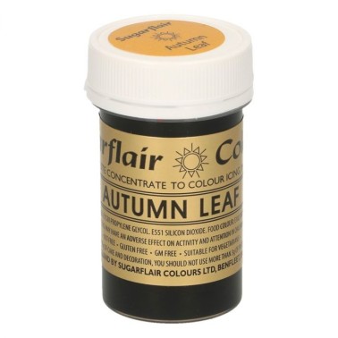 Sugarflair Paste Colour AUTUMN LEAF 25g - Sugarflair in vendita su Sugarmania.it