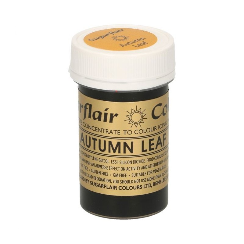 Sugarflair Paste Colour AUTUMN LEAF 25g - Sugarflair in vendita su Sugarmania.it