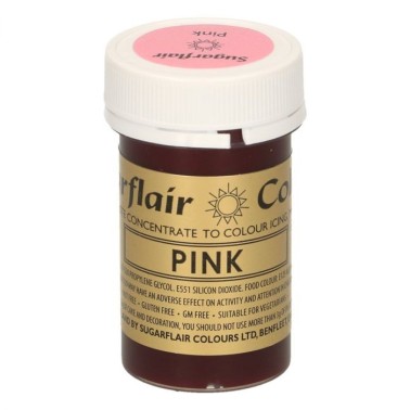 Sugarflair Paste Colour PINK, 25gr. - Sugarflair in vendita su Sugarmania.it