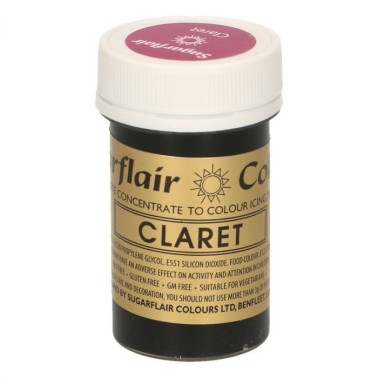 Sugarflair Paste Colour CLARET, 25gr. - Sugarflair in vendita su Sugarmania.it