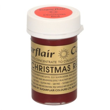 Sugarflair Paste Colour CHRISTMAS RED, 25gr - Sugarflair in vendita su Sugarmania.it