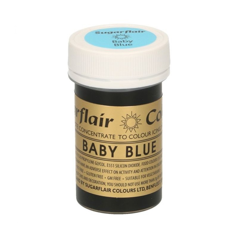Sugarflair Paste Colour BABY BLUE, 25gr. - Sugarflair in vendita su Sugarmania.it