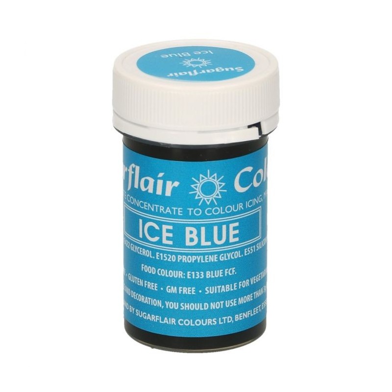 Sugarflair Paste Colour ICE BLUE, 25g - Sugarflair in vendita su Sugarmania.it