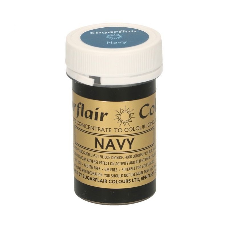 Sugarflair Paste Colour NAVY, 25gr. - Sugarflair in vendita su Sugarmania.it