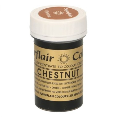 Sugarflair Paste Colour CHESTNUT, 25gr. - Sugarflair in vendita su Sugarmania.it
