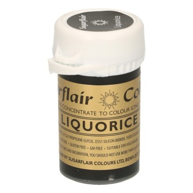 Sugarflair Paste Colour LIQUORICE/BLACK, 25gr. - Sugarflair in vendita su Sugarmania.it