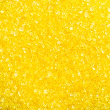 Zucchero glitterato giallo Decora 100g - Decora in vendita su Sugarmania.it