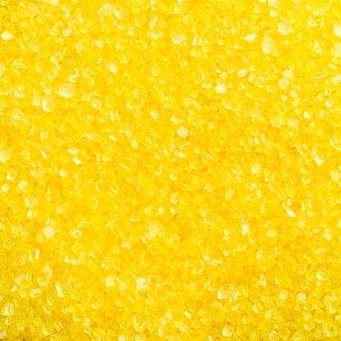 Zucchero glitterato giallo Decora 100g - Decora in vendita su Sugarmania.it