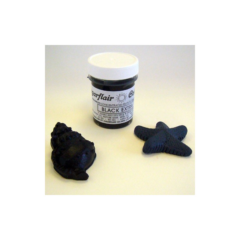 Sugarflair Paste Colours - Spectral Black Extra - 42g  - Sugarflair in vendita su Sugarmania.it