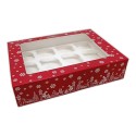 SET 10 scatole Natale per 12 cupcake  -  in vendita su Sugarmania.it