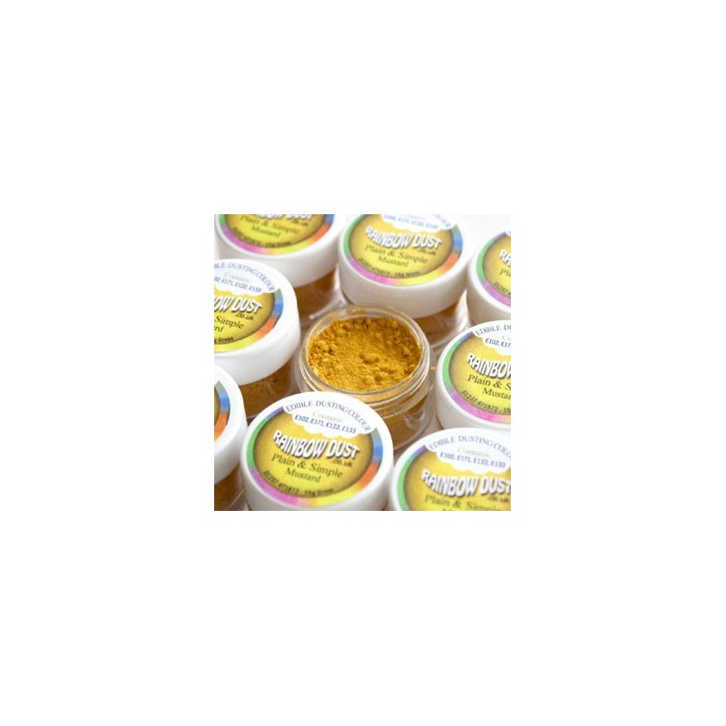 Plain&Simple - Mustard - Rainbow Dust in vendita su Sugarmania.it