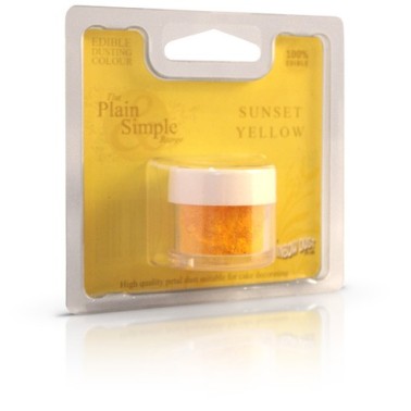 Plain&Simple -  Sunset Yellow - Rainbow Dust in vendita su Sugarmania.it