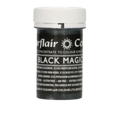 Sugarflair Paste Colour Black Magic, 25gr. - Sugarflair in vendita su Sugarmania.it