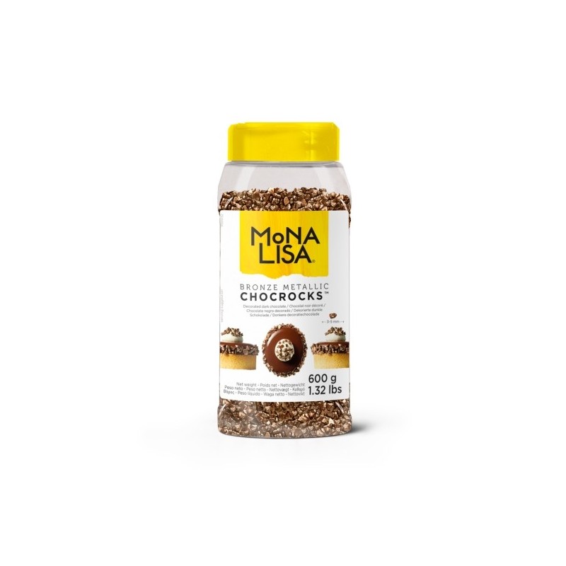 Chocrocks bronzo Mona Lisa Callebaut 600g - Callebaut in vendita su Sugarmania.it