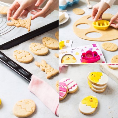 Tagliapasta pulcino e uova con festone Pasqua Decora - Decora in vendita su Sugarmania.it