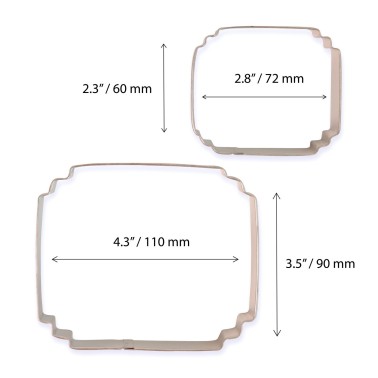 Set 2 cutter placca stile 5 PME - PME in vendita su Sugarmania.it