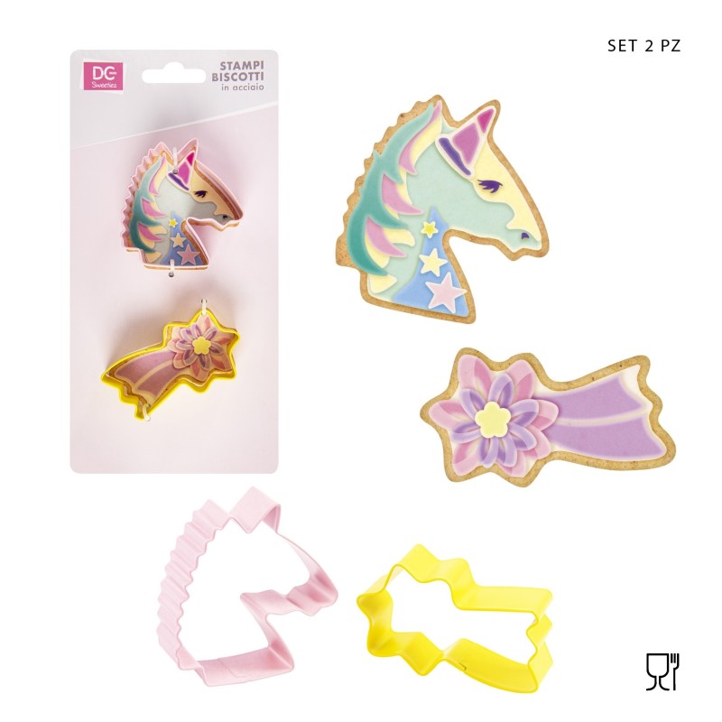 Set 2 stampi Unicorno e stella cometa - DC Casa in vendita su Sugarmania.it