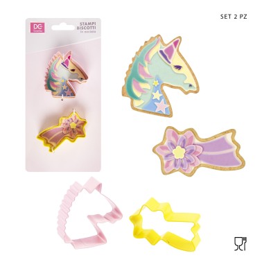 Set 2 stampi Unicorno e stella cometa - DC Casa in vendita su Sugarmania.it