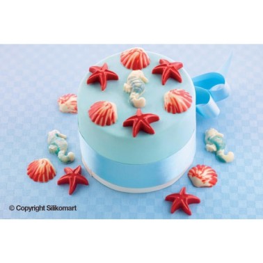 Stampo in silicone per cioccolatini Sealife Silikomart - Silikomart in vendita su Sugarmania.it