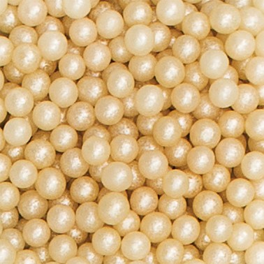 Perle di zucchero bianco perlato Decora 100 g - Decora in vendita su Sugarmania.it
