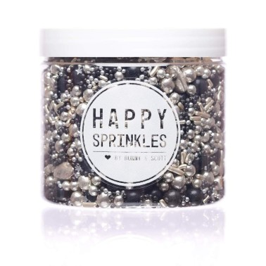 Happy Sprinkles Black Pearl 180 g - Happy Sprinkles in vendita su Sugarmania.it