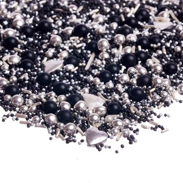 Happy Sprinkles Black Pearl 180 g - Happy Sprinkles in vendita su Sugarmania.it