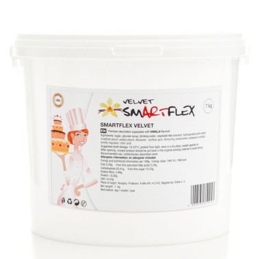 Pasta di zucchero bianca SmartFlex Velvet 4 kg - SmartFlex in vendita su Sugarmania.it