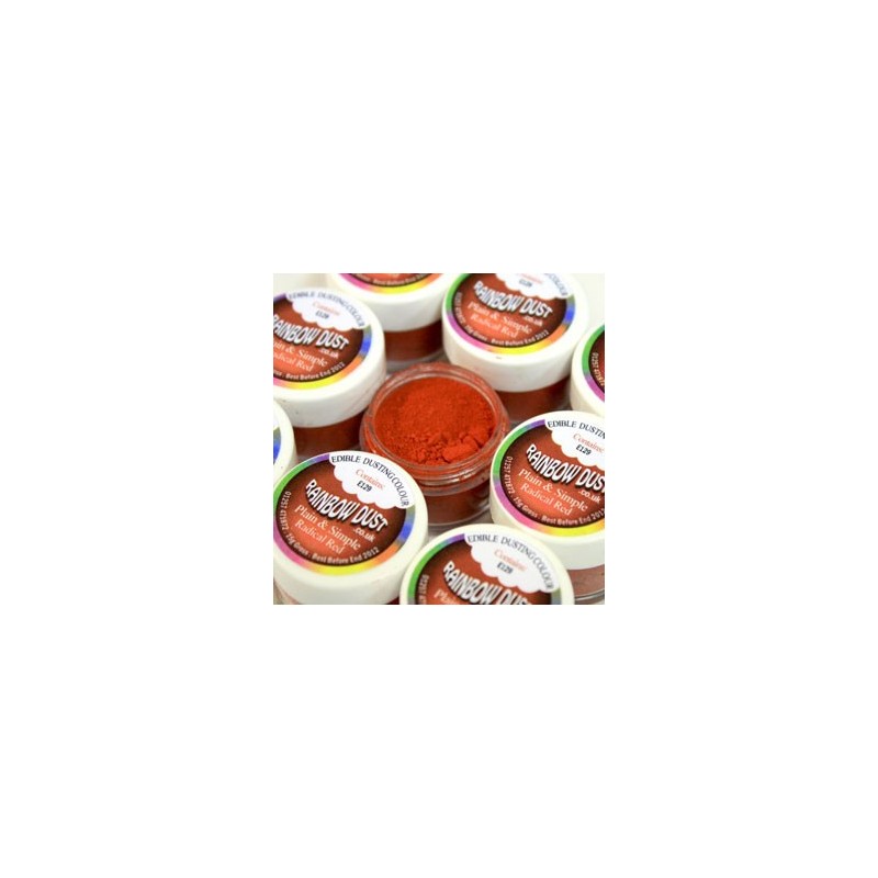 Plain&Simple - Radical Red - Rainbow Dust in vendita su Sugarmania.it