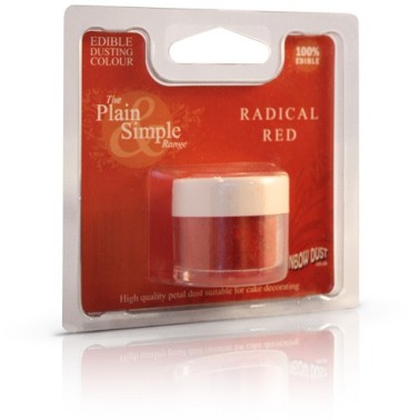 Plain&Simple - Radical Red - Rainbow Dust in vendita su Sugarmania.it