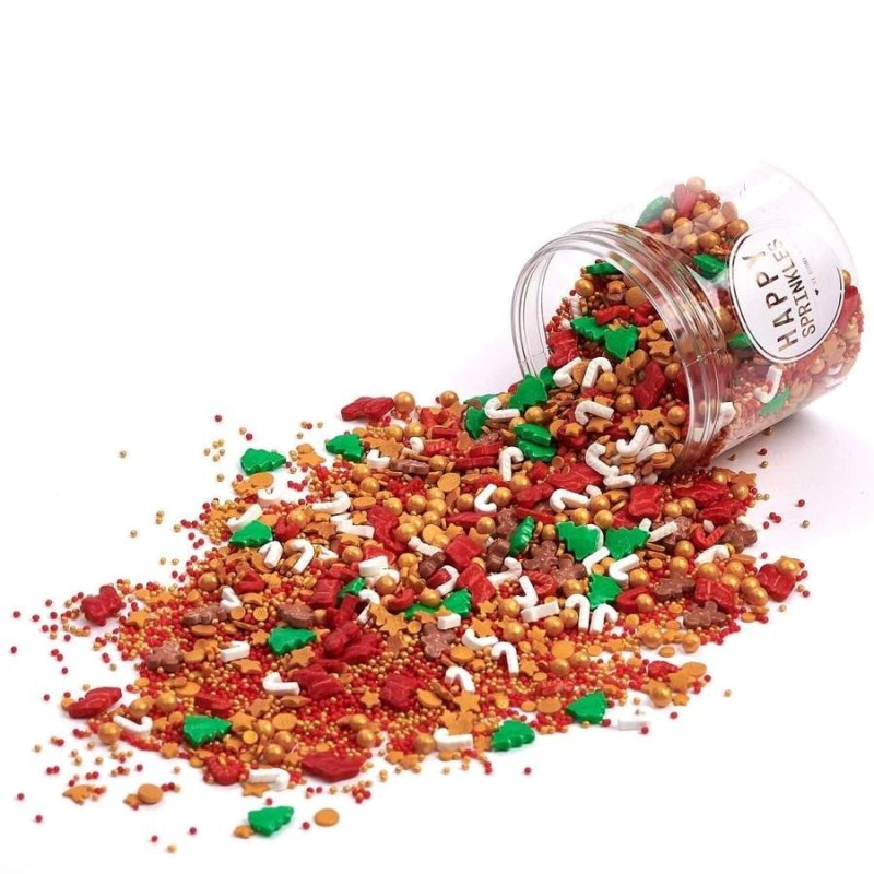 Happy Sprinkles Santa's Favourite 180 g - Happy Sprinkles in vendita su Sugarmania.it