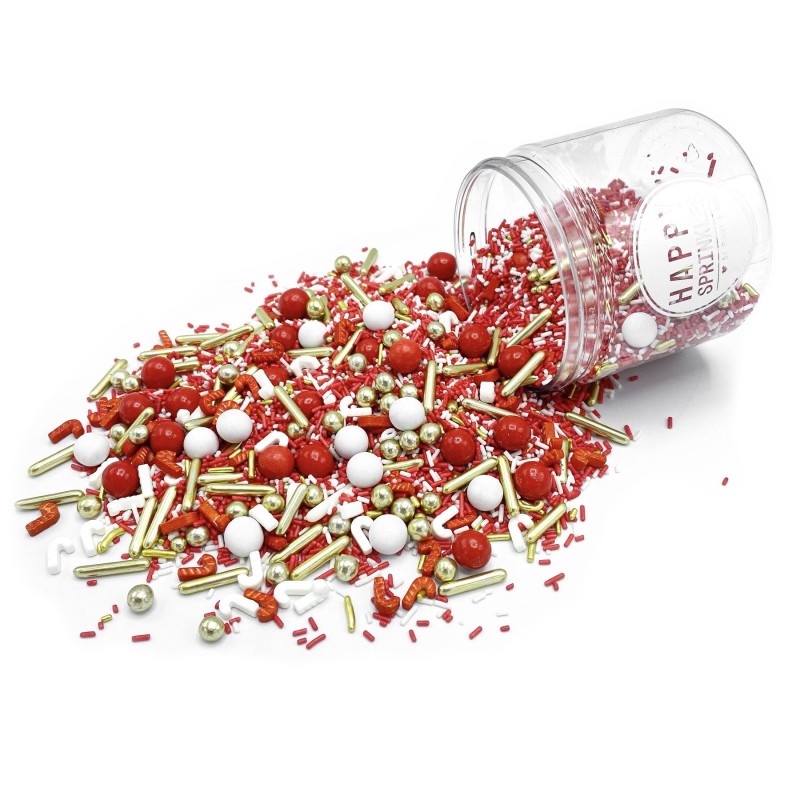 Happy Sprinkles Holly Jolly 180 g - Happy Sprinkles in vendita su Sugarmania.it
