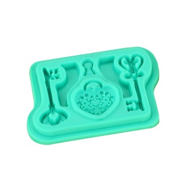 Stampo in silicone chiavi antiche -  in vendita su Sugarmania.it