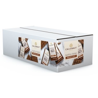 75 pezzi x 13,5 g Napolitains cioccolato al latte 823 Callebaut  - Callebaut in vendita su Sugarmania.it