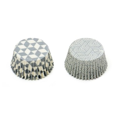 Pirottini geometrici argento Decora 36 pezzi - Decora in vendita su Sugarmania.it