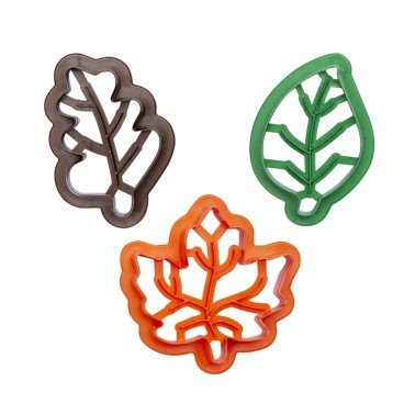 Set 3 tagliapasta foglie autunnali Decora - Decora in vendita su Sugarmania.it