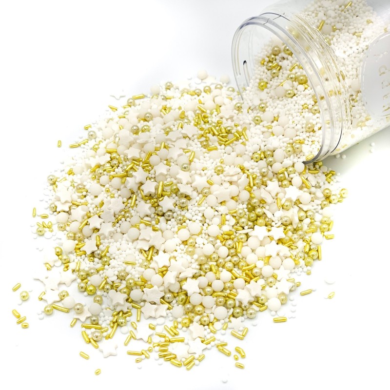 Happy Sprinkles Golden Dust Vegan 180 g - Happy Sprinkles in vendita su Sugarmania.it