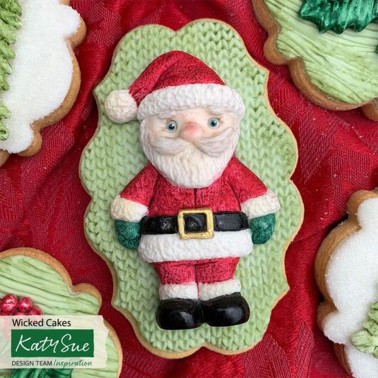 Mould silicone Santa Claus Katy Sue - Sugarmania in vendita su Sugarmania.it