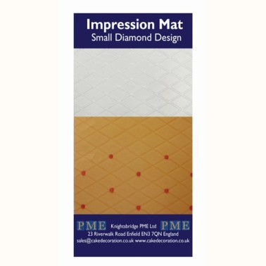 Tappetino PME Impression Mat Diamond -Small - PME in vendita su Sugarmania.it