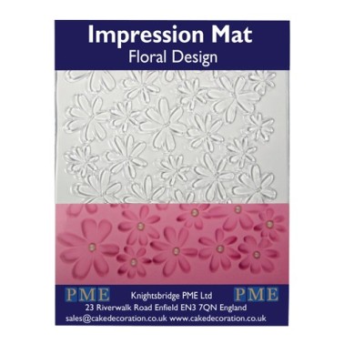 Tappetino PME Impression Mat Floral - PME in vendita su Sugarmania.it