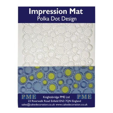 Tappetino PME Impression mat Polka Dot - PME in vendita su Sugarmania.it