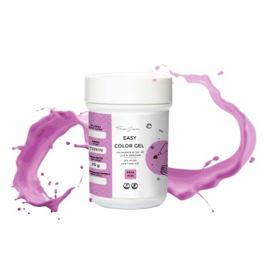Colorante alimentare Easy color gel rosa 35 g - Terezie Jirsova in vendita su Sugarmania.it