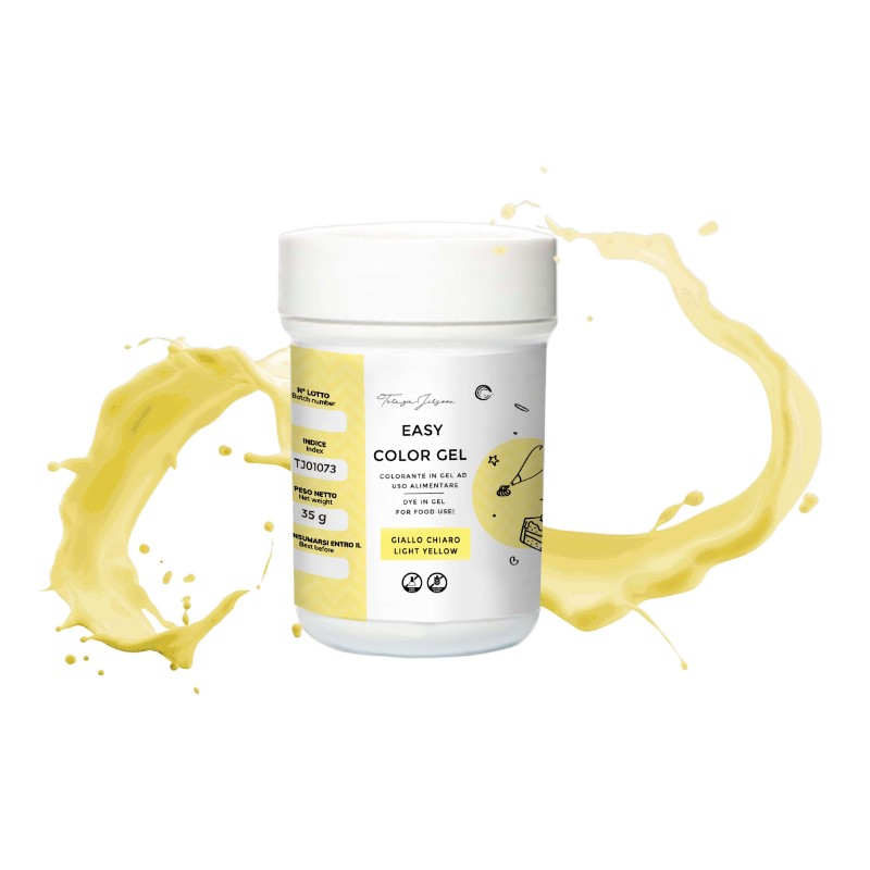 Colorante alimentare Easy color gel giallo chiaro 35 g - Terezie Jirsova in vendita su Sugarmania.it Colorante alimentare Easy color gel giallo chiaro 35 g - Terezie Jirsova in vendita su Sugarmania.it