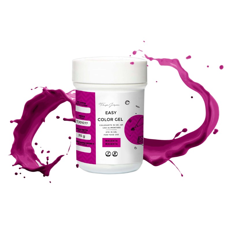 Colorante alimentare Easy color gel magenta 35 g - Terezie Jirsova in vendita su Sugarmania.it Colorante alimentare Easy color gel magenta 35 g - Terezie Jirsova in vendita su Sugarmania.it