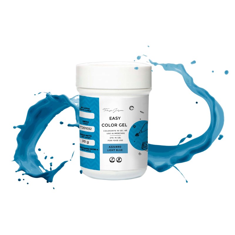 Colorante alimentare Easy color gel azzurro 35 g - Terezie Jirsova in vendita su Sugarmania.it