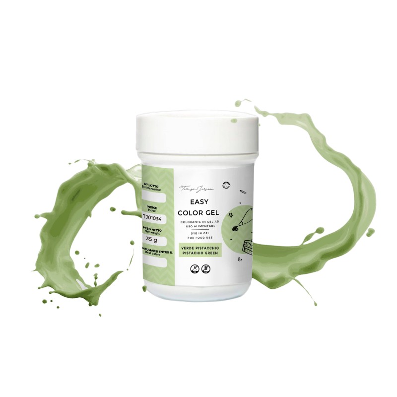 Colorante alimentare Easy color gel verde pistacchio 35 g - Terezie Jirsova in vendita su Sugarmania.it Colorante alimentare Easy color gel verde pistacchio 35 g - Terezie Jirsova in vendita su Sugarmania.it