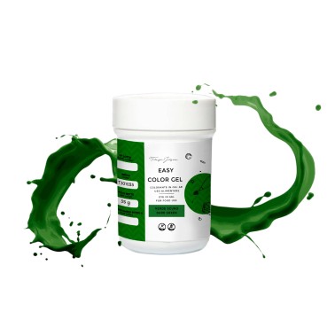 Colorante alimentare Easy color gel verde scuro 35 g - Terezie Jirsova in vendita su Sugarmania.it